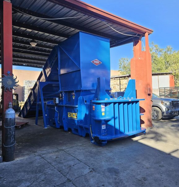 Excel horizontal manual-tie baler for sale