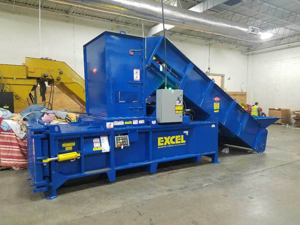 New horizontal manual-tie baler for sale — HMS recycling equipment