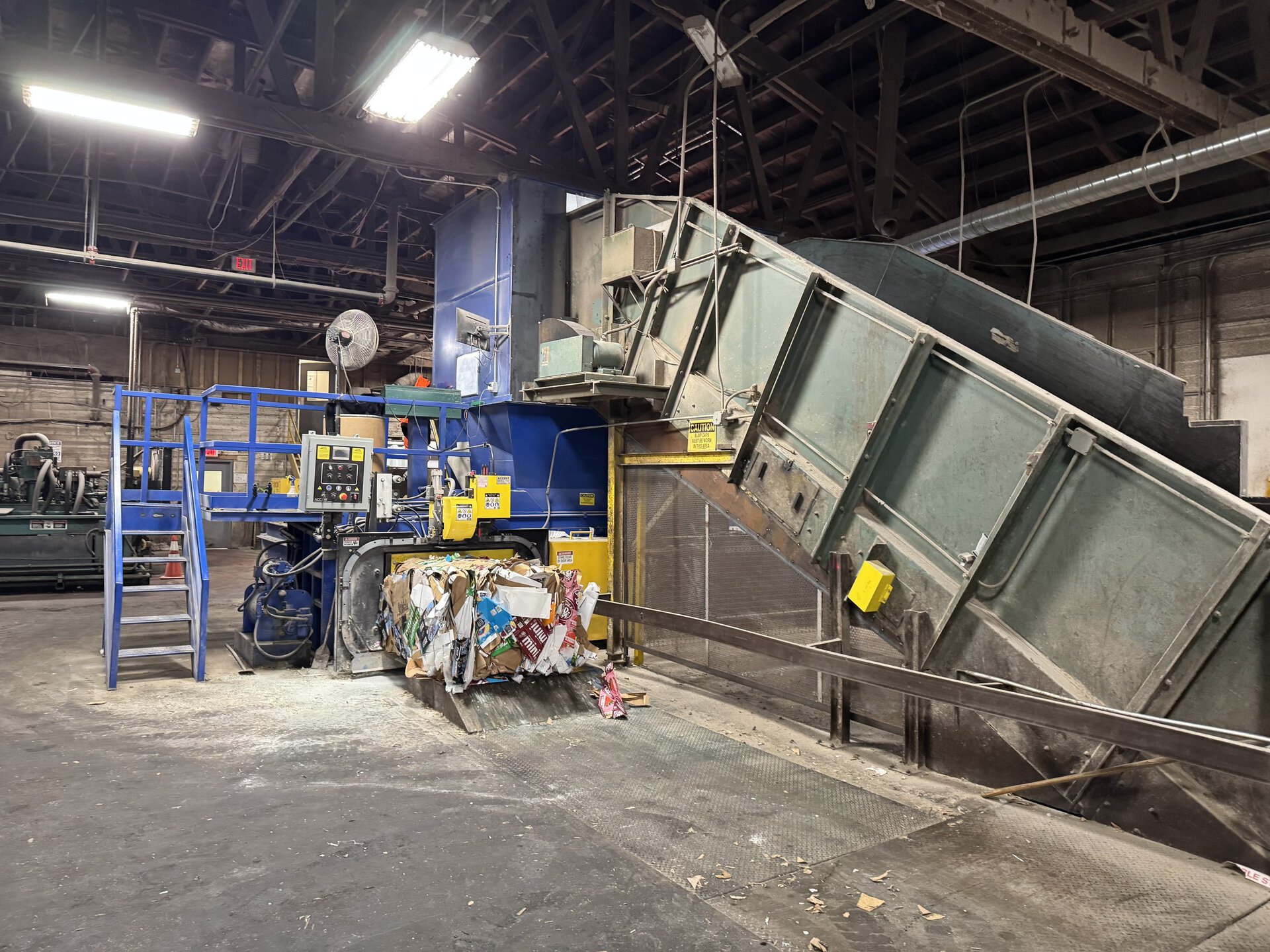refurbished two ram baler installed by HMS harris hrb two ram baler harris centurion baler centurion baler hrb centurion baler