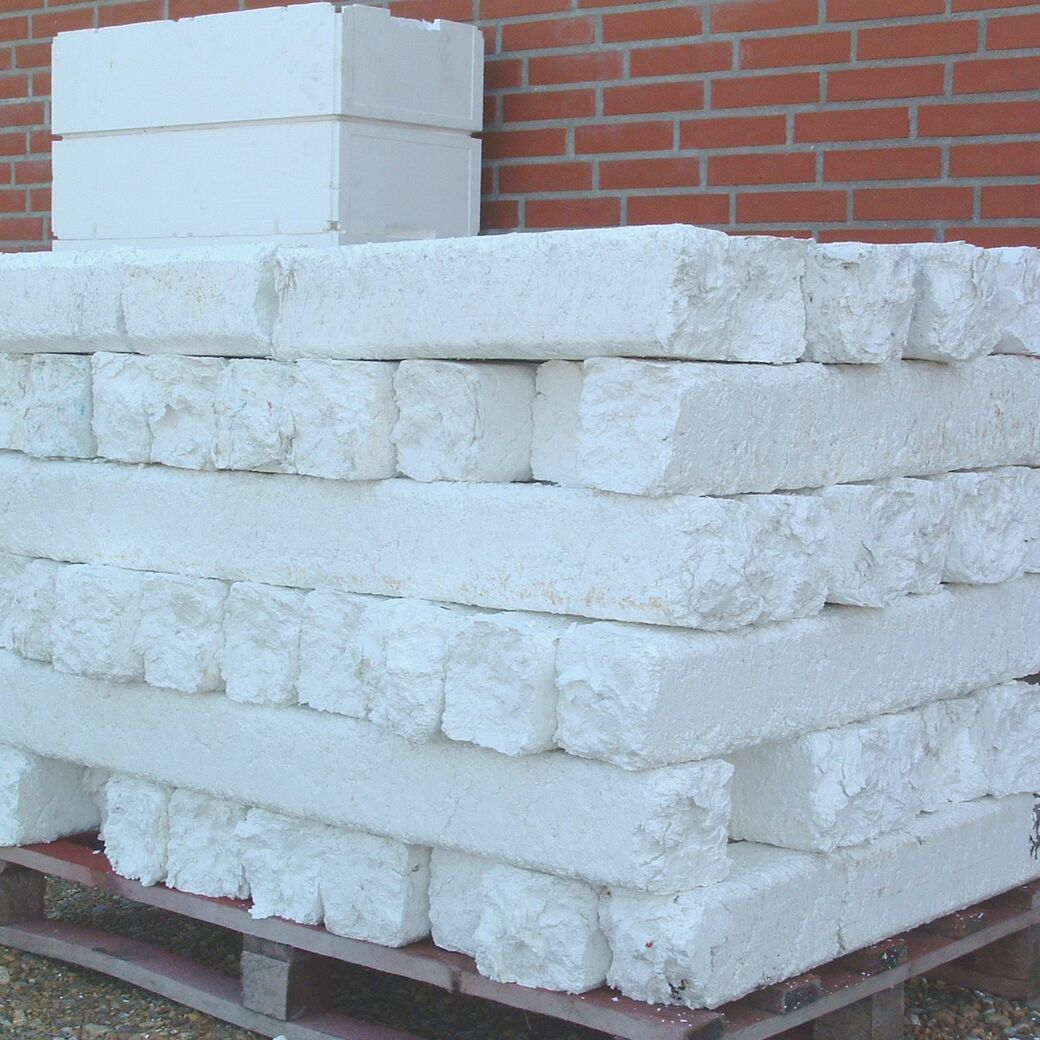 Foam densifier processing EPS foam